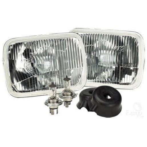 Narva Semi Sealed Beam Rectangle 142 x 200mm Globe Style H4 - 72088