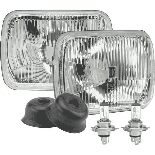 Narva Semi Sealed Beam Rectangle 142 x 200mm Globe Style H4 - 72090