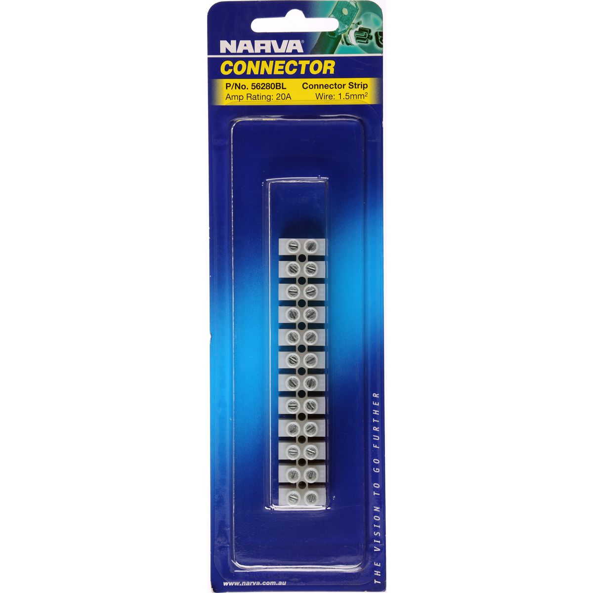 Narva Connector Strip Plastic - 56280BL