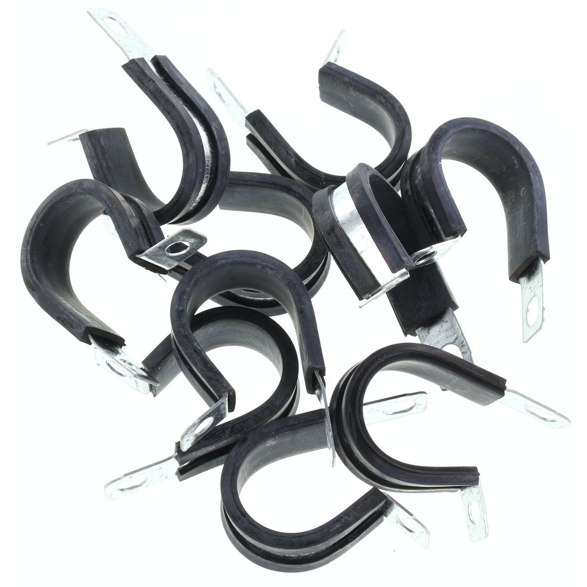 Narva Pipe Clamp 27mm Rubber & Steel - 56485