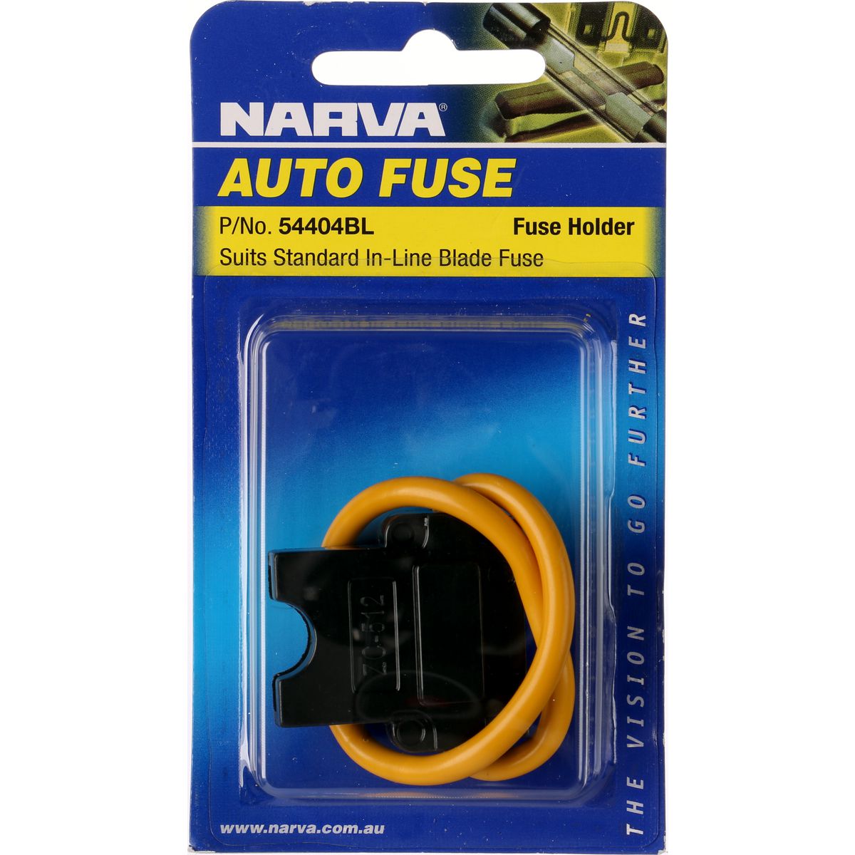 Narva In Line Standard Blade Fuse Holder 1 Way 30A 1 Pack - 54404BL