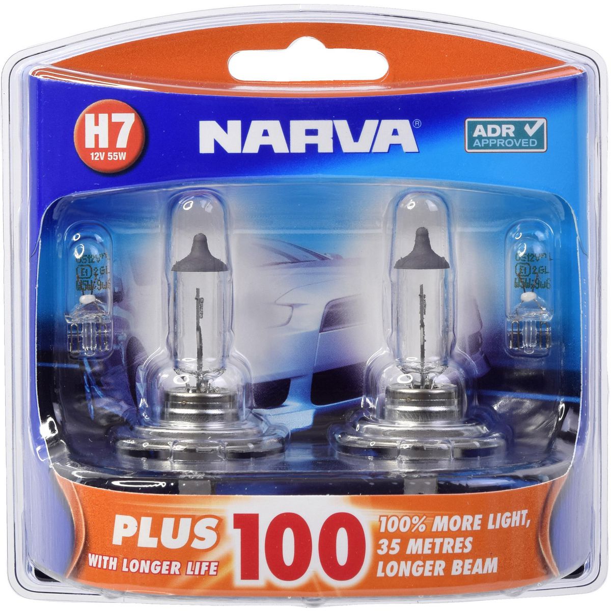 Narva H7 PX26d Plus 100 Globe 12V 55W - 48339BL2