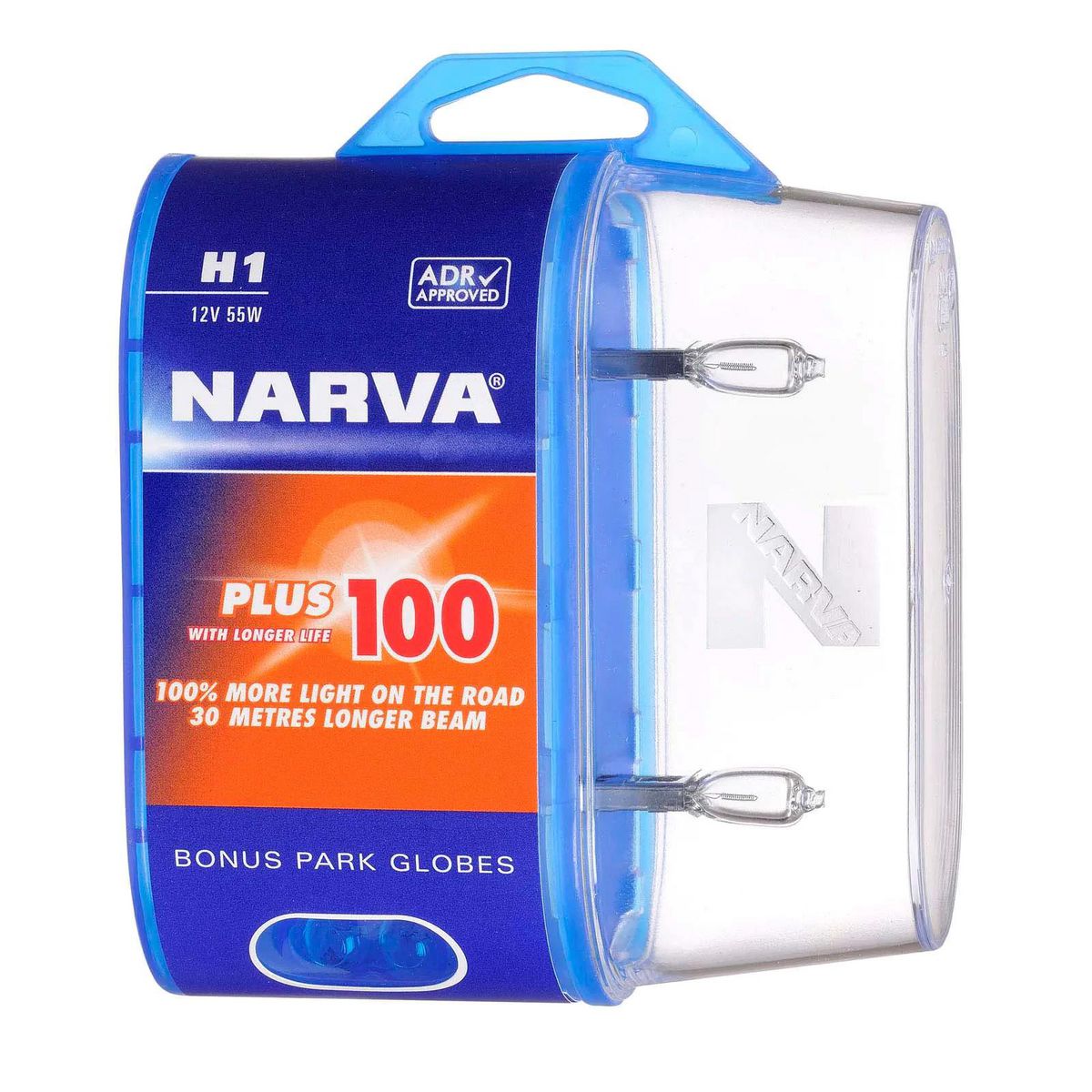 Narva H1 Plus 100 12V 55W 2 Pce - 48334BL2