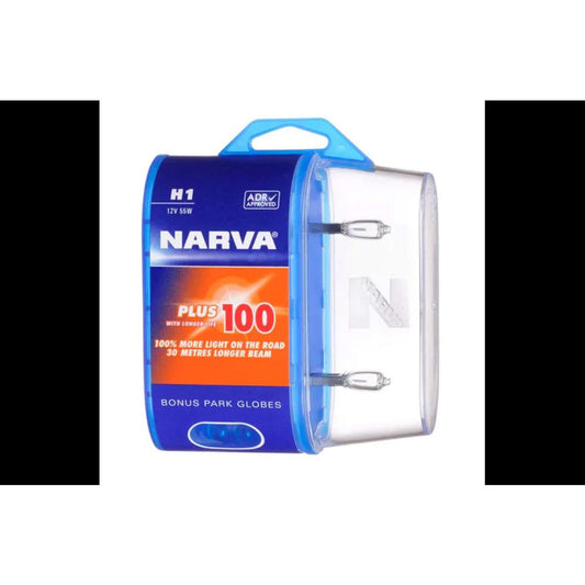 Narva H1 Plus 100 12V 55W 2 Pce - 48334BL2