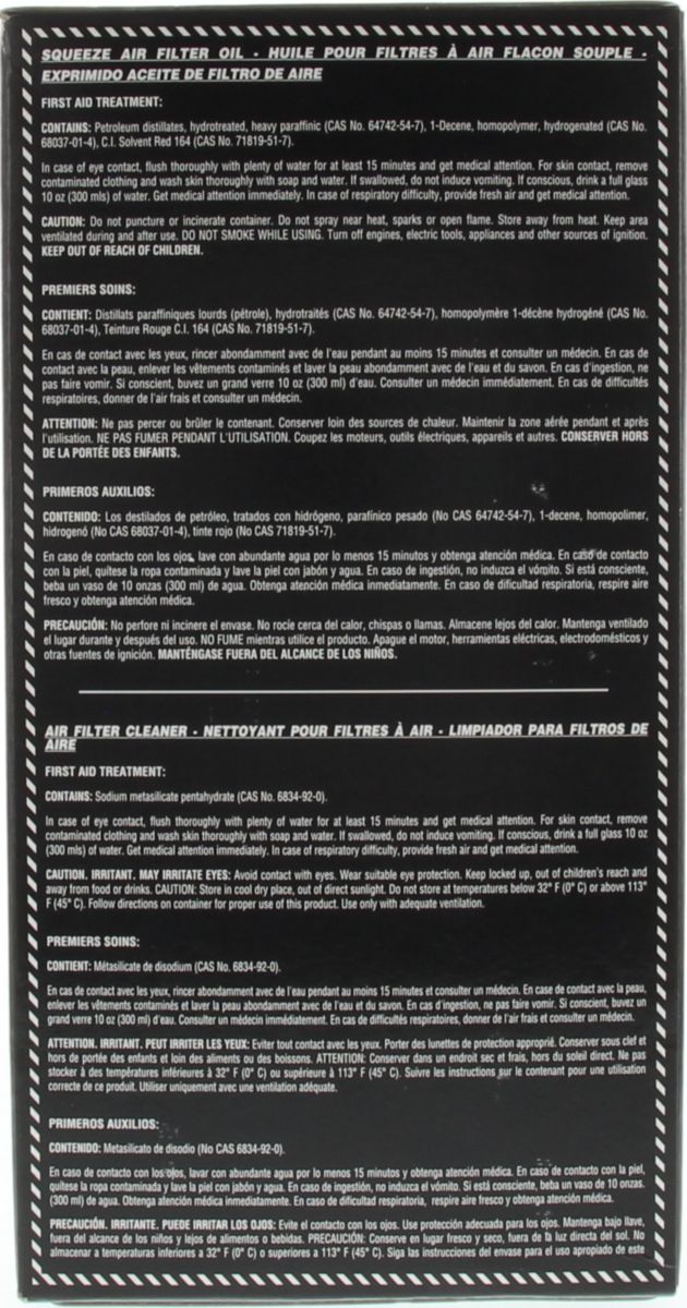 K&N Filter Recharge Clean and Oil Kit  - 99-5050