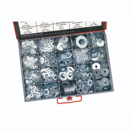 Champion Flat x Body Washer Zinc Plated Master Kit - CA2240