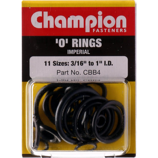 Champion Blister Assortment O Rings Imperial - CBB4