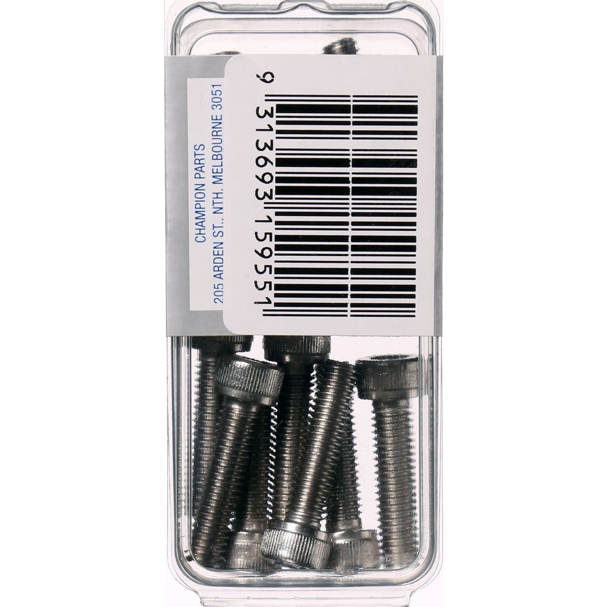 Champion Socket Head Cap Screw Stainless Steel M6x25mm 316/A4 - CSP54