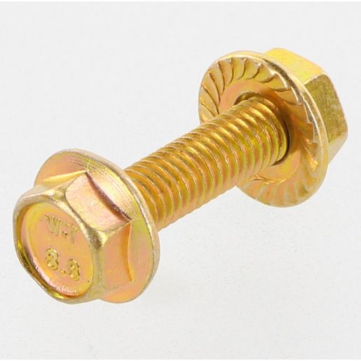 Champion Hex Set Screw & Nut High Tensile Flanged 10Af M6 x 25mm Grade 8.8 - FBM23