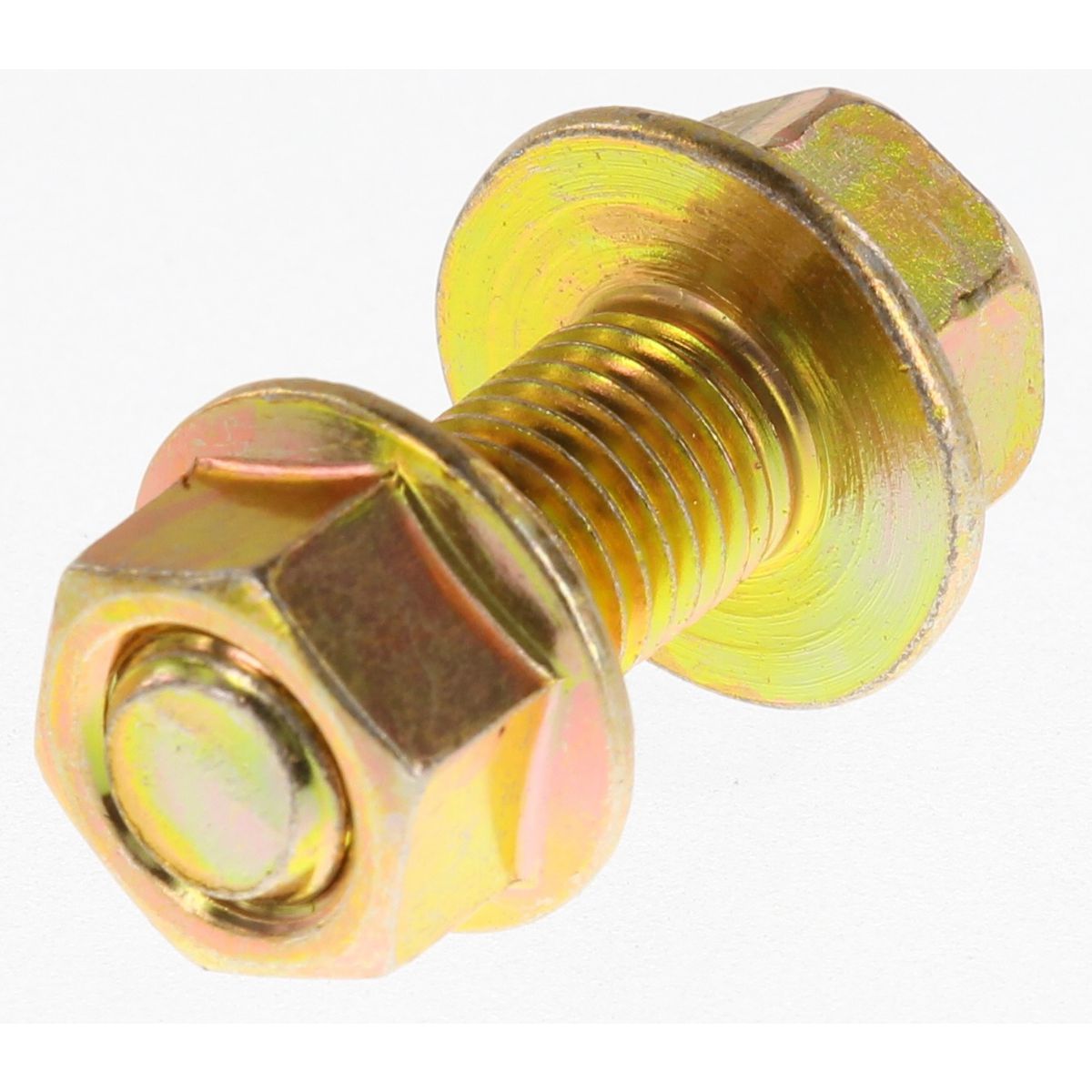 Champion Hex Flange Bolt & Nut High Tensile M10 x 25 x 1.25mm 14Af Grade 8.8 - FBM104