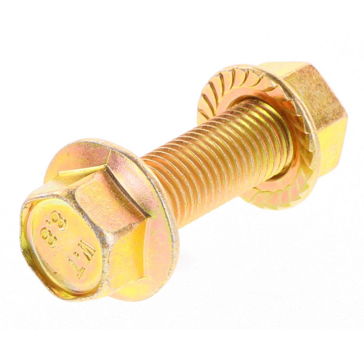 Champion Hex Flange Bolt & Nut High Tensile M10 x 35 x 1.25mm 14Af Grade 8.8 - FBM106