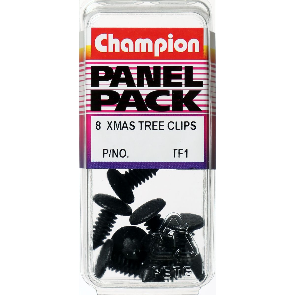 Champion Xmas Tree Clip  Black Len: 18mm Hole: 5mm Head: 13mm - TF1