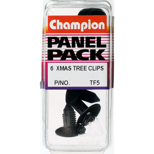 Champion Xmas Tree Clip  Black Len: 22mm Hole: 8mm Head: 18mm - TF5