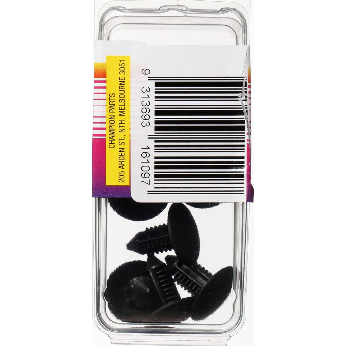 Champion Xmas Tree Clip  Black Len: 22mm Hole: 8mm Head: 18mm - TF5