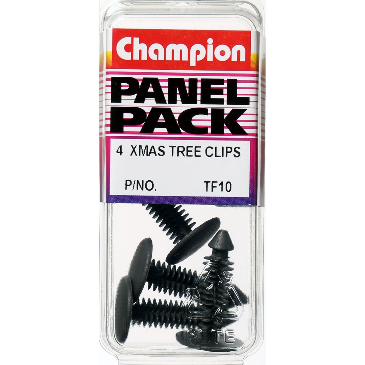 Champion Xmas Tree Clip  Grey Len: 22mm Stem Dia: 6.8mm Head: 16mm - TF10