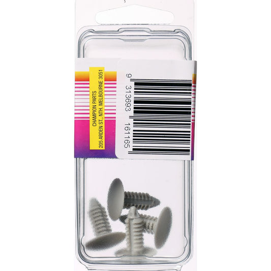 Champion Xmas Tree Clip  Grey Len: 21mm Stem Dia: 8mm Head: 17.5mm - TF12
