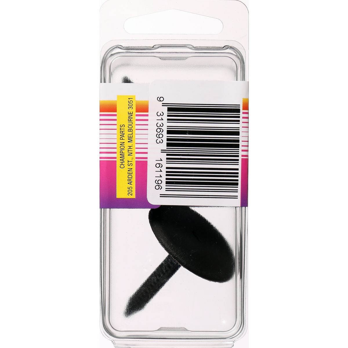 Champion Xmas Tree Clip  Black Len: 39.5mm Stem Dia: 7.5mm Head: 34.2mm - TF15