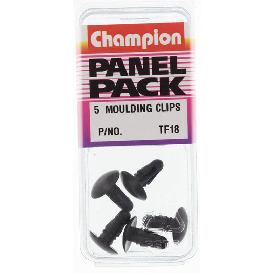 Champion Retainer Clip  Black Len: 13mm Hole: 5mm Head: 13mm - TF18