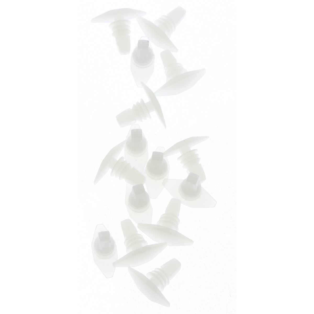 Champion Weather Seal Clips  Clear Len: 13mm Stem Dia: 6mm Head: 16x7mm - TF41