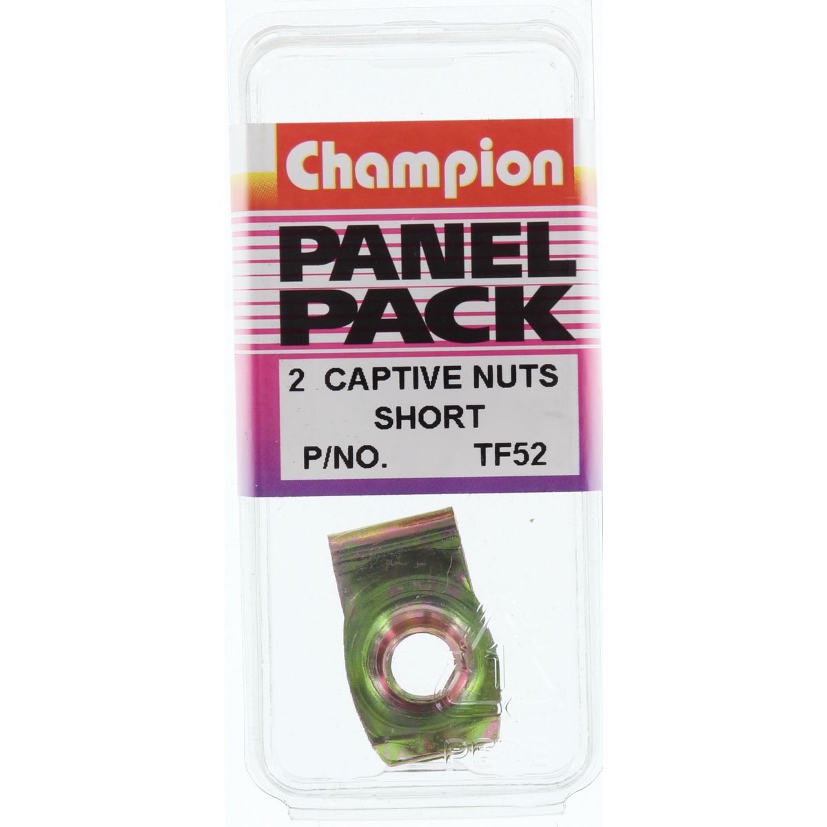 Champion Short Captive Nuts M8x1.25mm - TF52