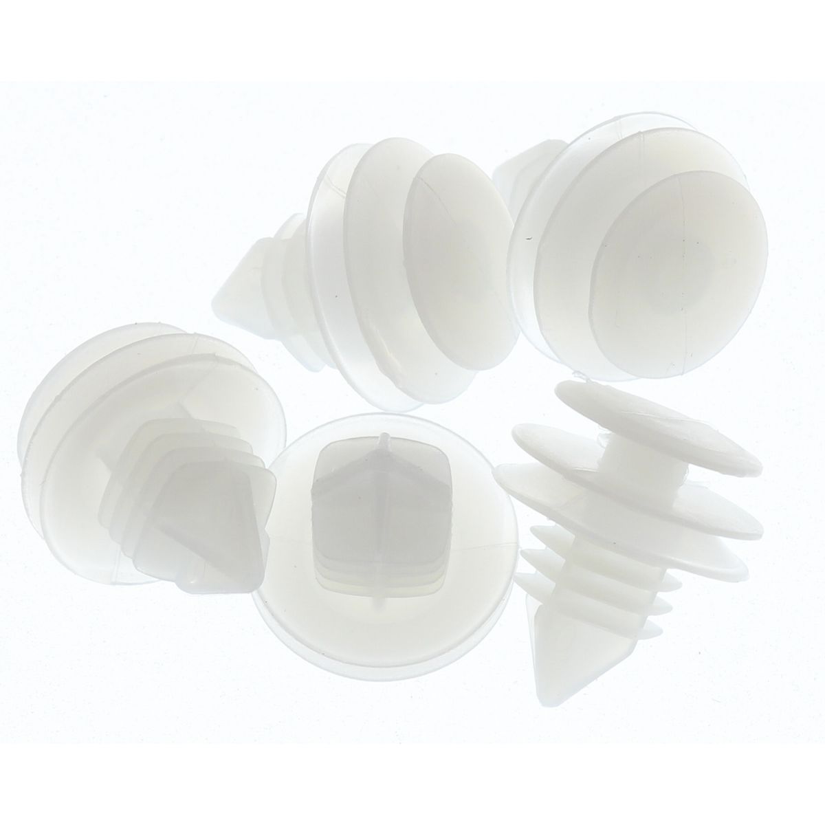 Champion Door Trim Clip  Clear Top Head: 13mm, Mid & Bottom Head: 16mm Stem Dia: 9mm - TF37