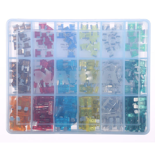 Narva Standard, Mini & Micro Blade Fuse Assortment Kit 300 Pieces - 52022