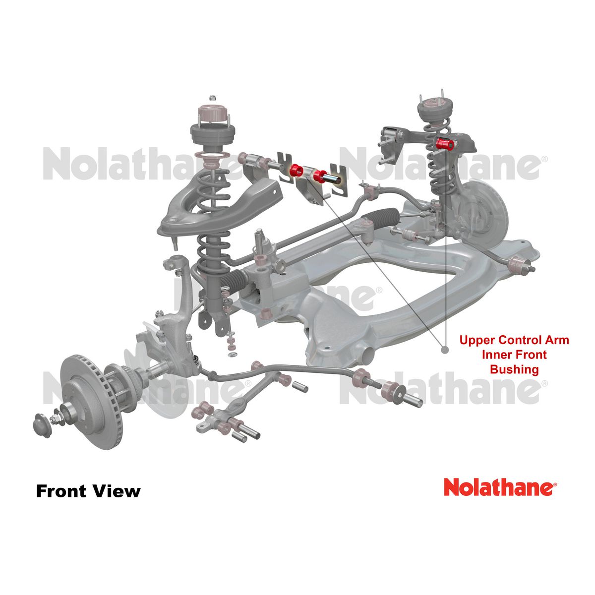Nolathane Front Upper Control Arm Inner Front Bushing Kit - 45285
