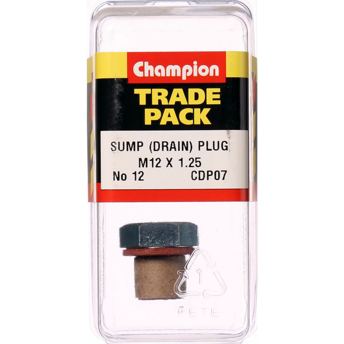 Champion Drain Plug No.12F M12 x 1.25mm - CDP07