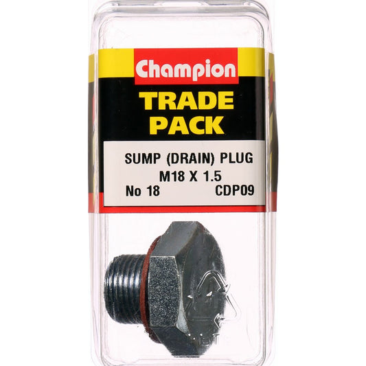 Champion Drain Plug No.18 M18 x 1.5mm - CDP09