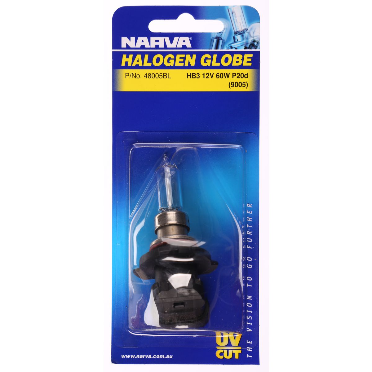 Narva HB3 P20d Globe 12V 60W - 48005BL
