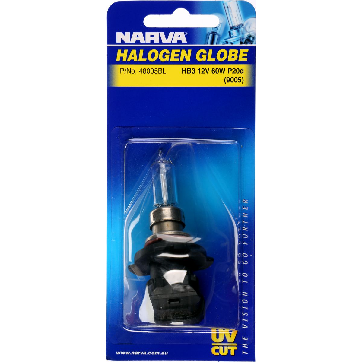 Narva HB3 P20d Globe 12V 60W - 48005BL