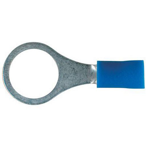 Narva Crimp Terminal Ring Blue Terminal Entry 9.5mm Vinyl 100 Pce - 56183