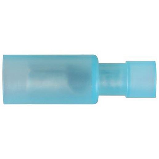 Narva Crimp Terminal Female Bullet Blue Terminal Entry 4mm Polycarbonate 100 Pce - 56153