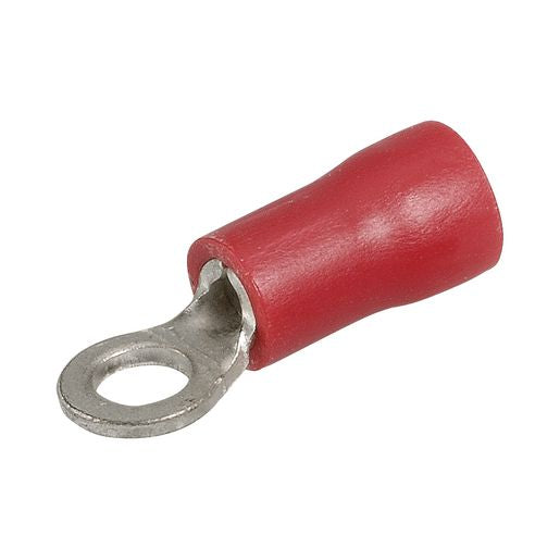 Narva Crimp Terminal Ring Red Insulated 3mm 25 Pce - 56069BL