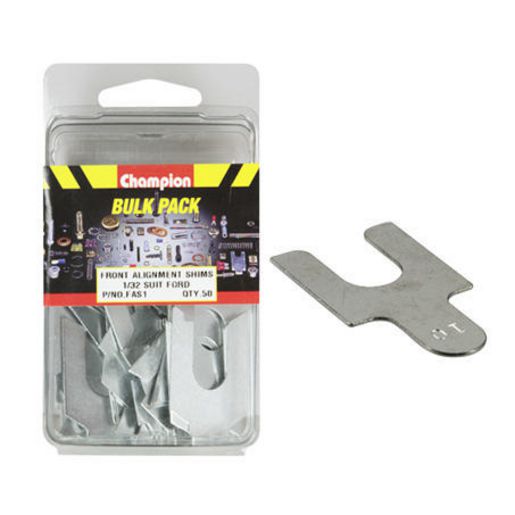 Champion Front Alignment Shim 1/32in Suit Ford - FAS1