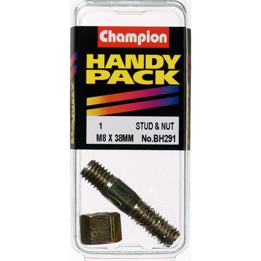 Champion Manifold Stud & Nut M8 x 38 x 1.25mm - BH291