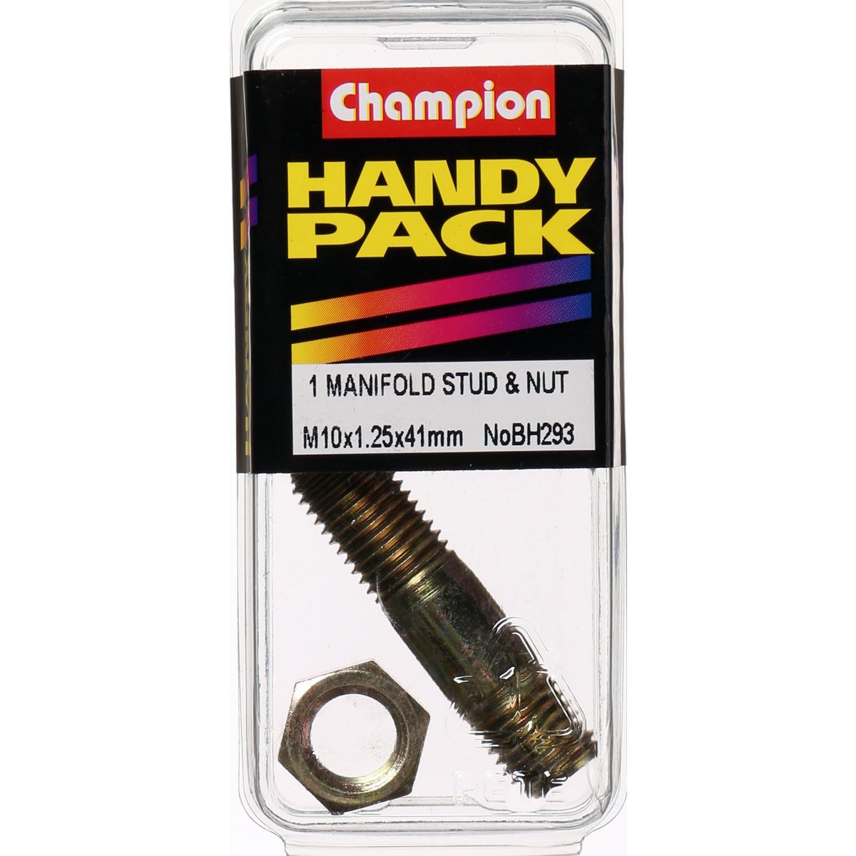 Champion Manifold Stud & Nut M10 x 41 x 1.25mm - BH293