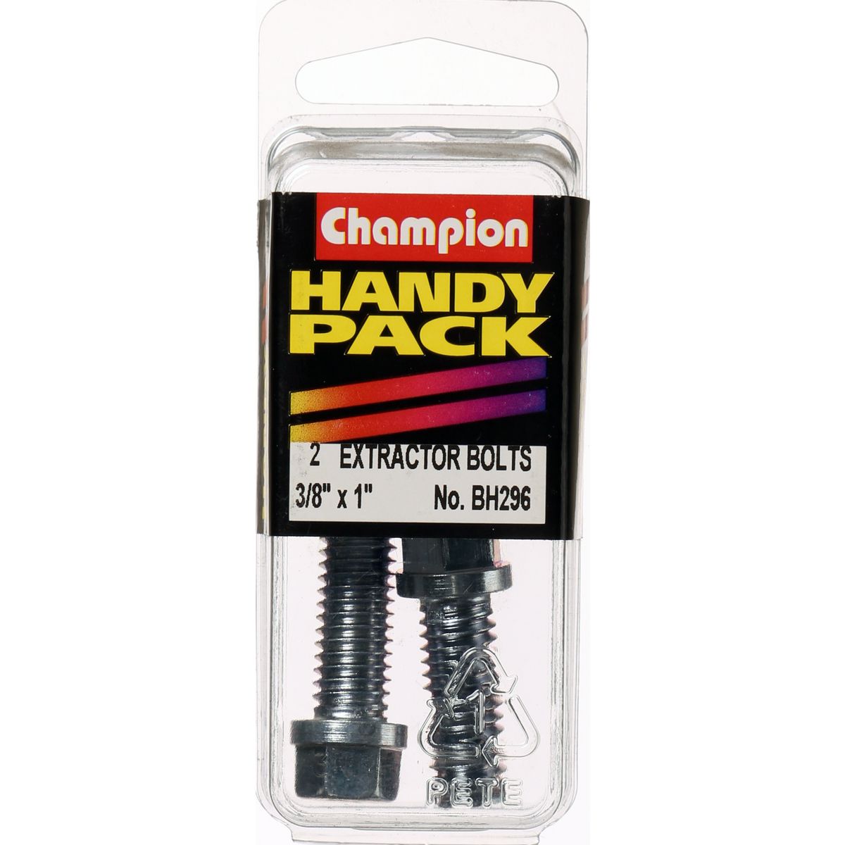 Champion Hex Flanged Header Bolt UNC 3/8in x 1in - BH296