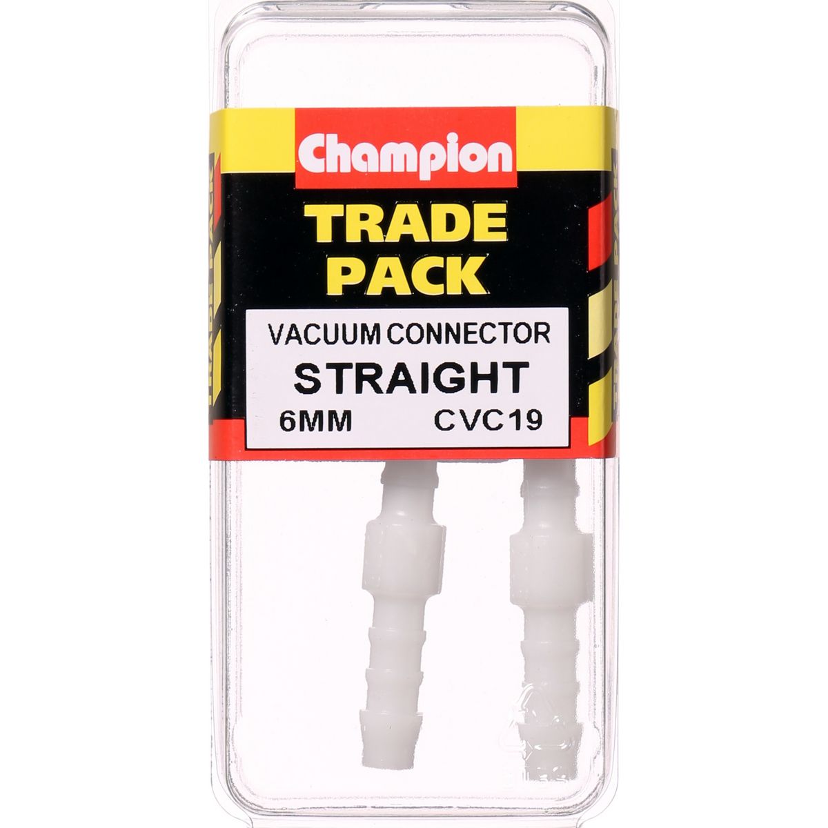Champion Hose Fitting Straight Connector 6mm - CVC19
