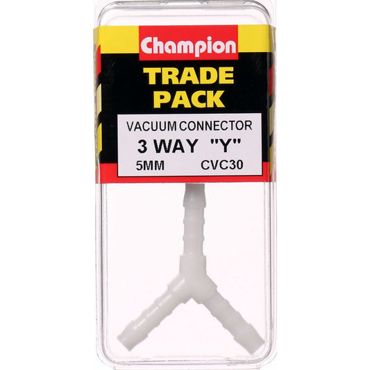 Champion Hose Fitting Equal Y Piece 5mm - CVC30