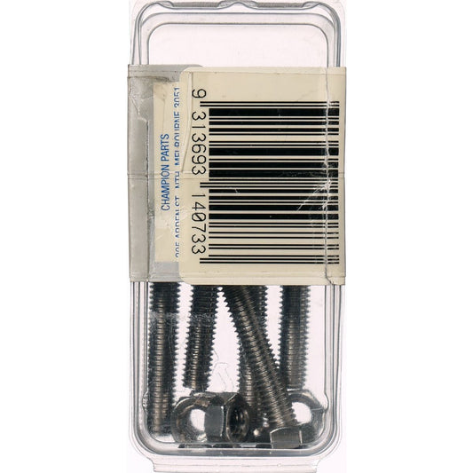 Champion Hex Set Screw & Nut Stainless Steel M6x40mm & M6x1.00mm 316/A4 - CSP43