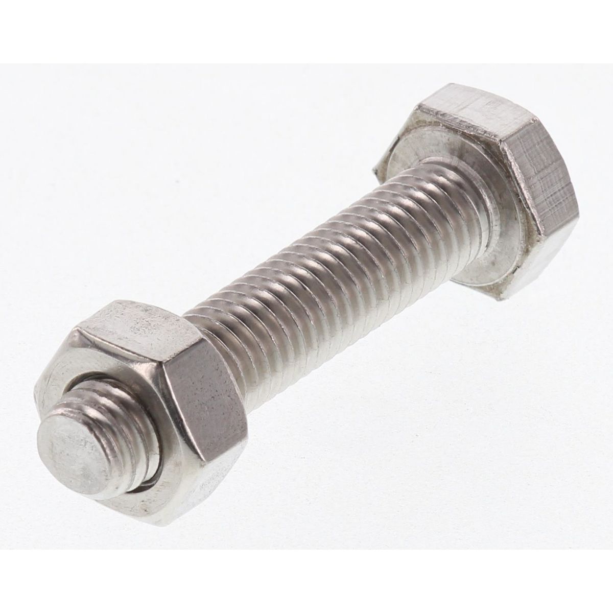 Champion Hex Set Screw & Nut Stainless Steel M8x40mm & M8x1.25mm 316/A4 - CSP46