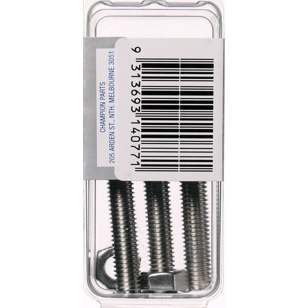 Champion Hex Set Screw & Nut Stainless Steel M8x50mm & M8x1.25mm 316/A4 - CSP47