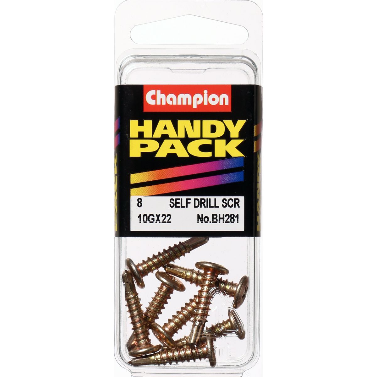 Champion Self Drilling Screw Wafer Head 4.8  16 x 22mm - BH281