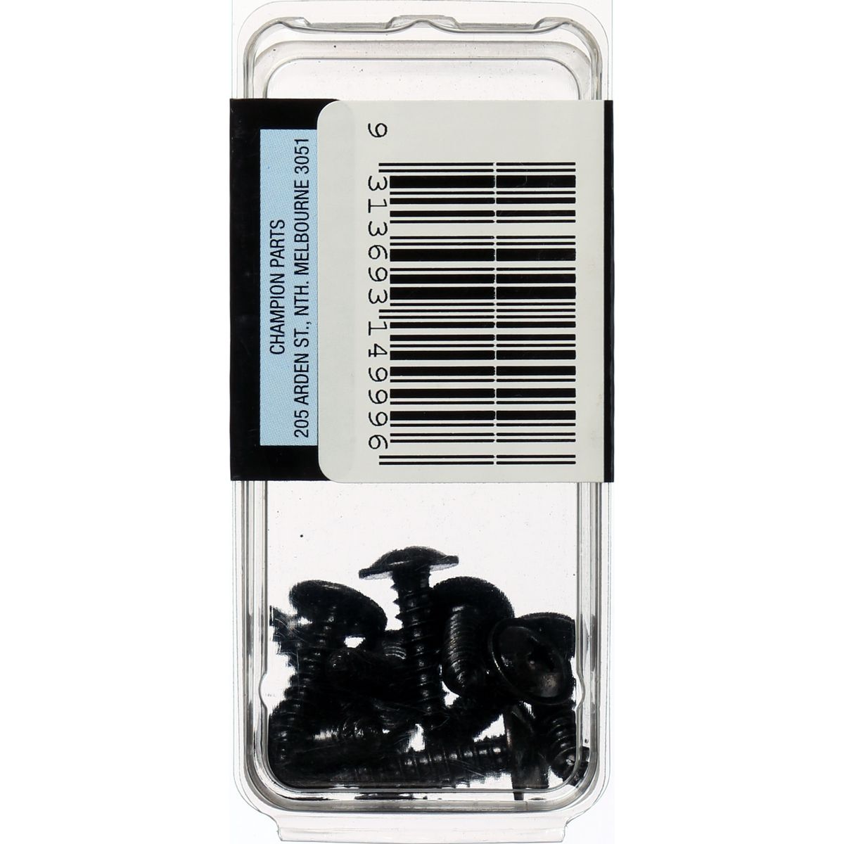 Champion Self Tapper Screw Mush Phillips 4.8 x 19mm Black - BH756