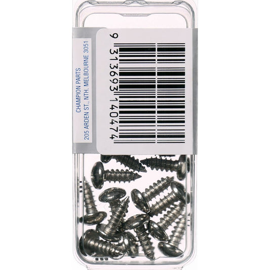Champion Self Tapper Screw Pan Phillips Stainless Steel 4.2x25mm 316/A4 - CSP16