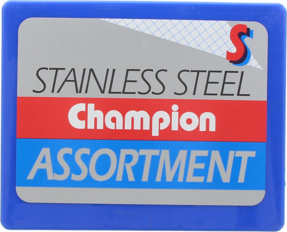 Champion Self Tap Screw Pan Head  x'Rec S/Steel Assortment - CA1810