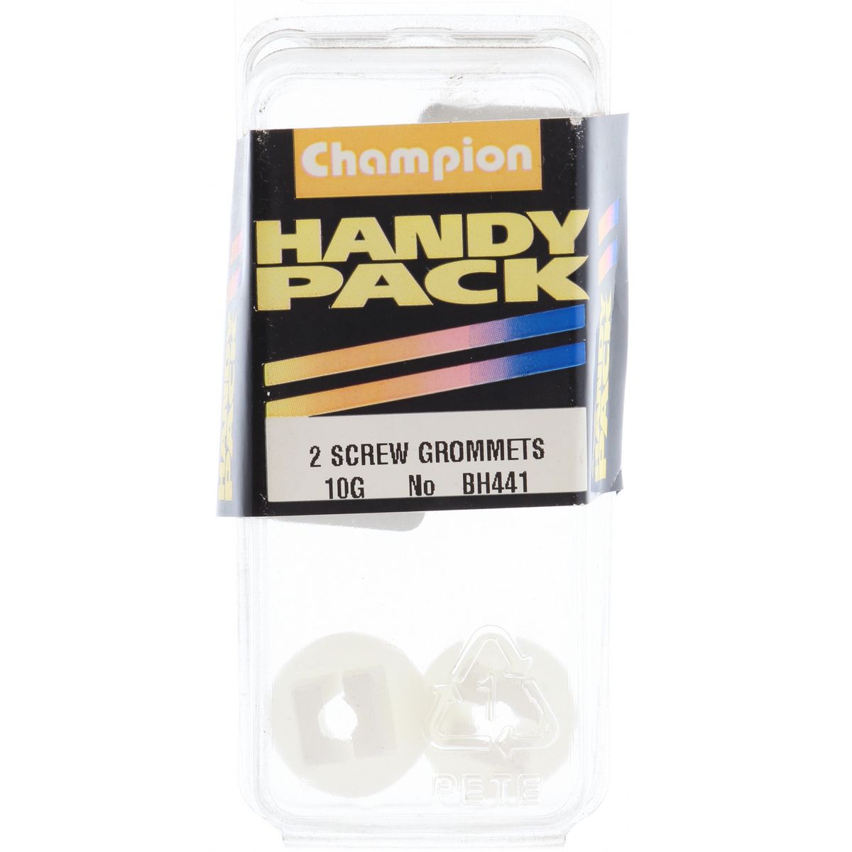 Champion Screw Grommet White Screw Size 4.2mm Hole:8.3 x 8.3mm - BH441