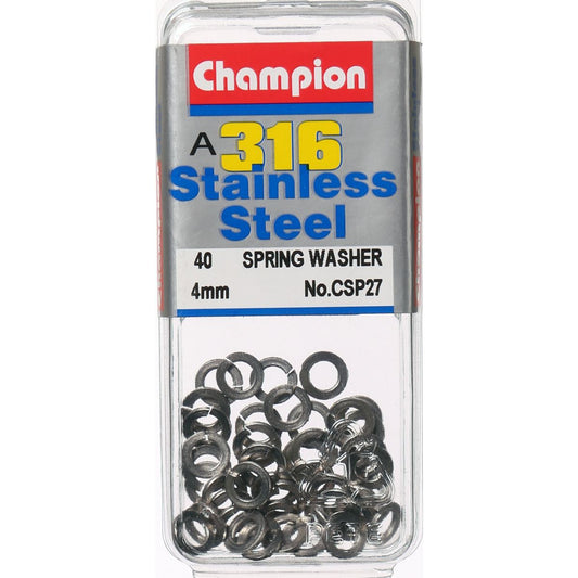 Champion Washer Spring Stainless Steel 4mm 316/A4 - CSP27