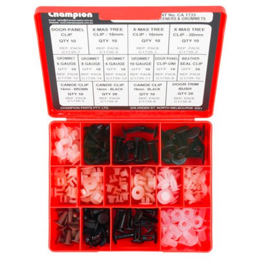 Champion Plastic Trim Clip Assortment - CA1735
